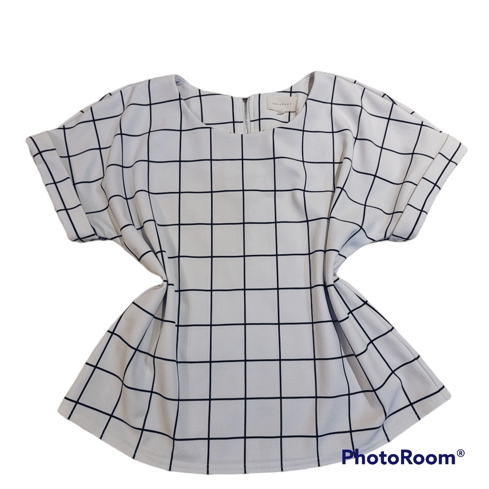 Mellóday Short Sleeve Office Blouse